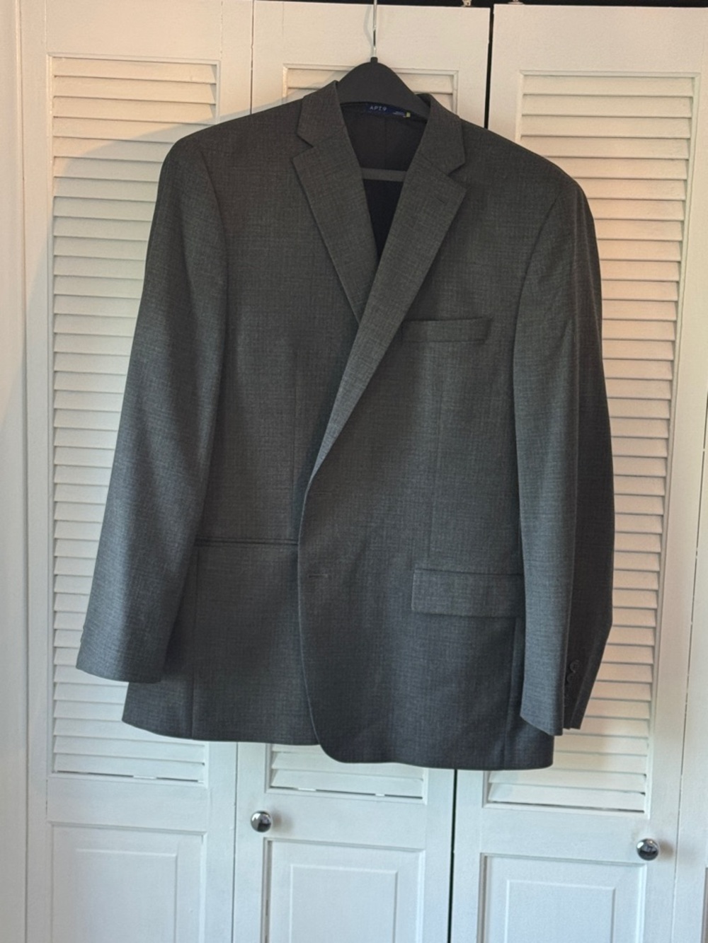 Classic Dark Gray Men's Suit by Apt. 9 - Like New!
